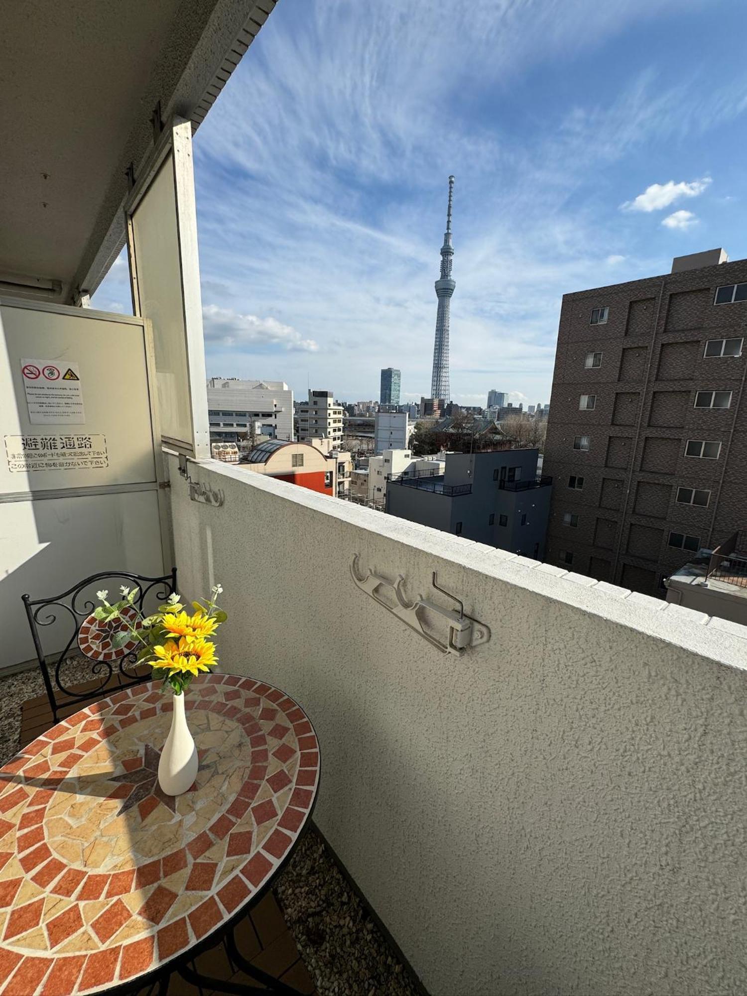 Ferienwohnung 江元浅草 Präfektur Tokio Exterior foto