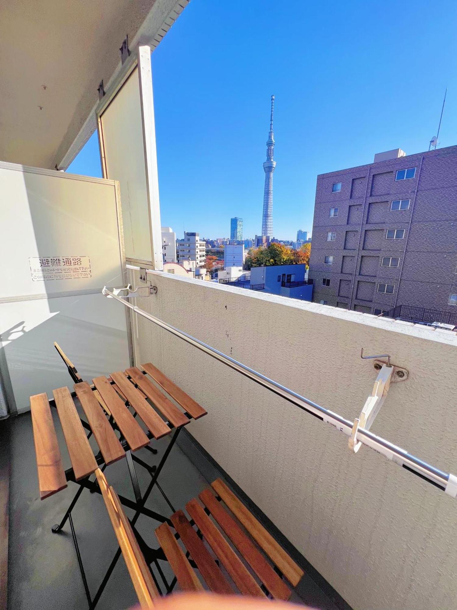 Ferienwohnung 江元浅草 Präfektur Tokio Exterior foto