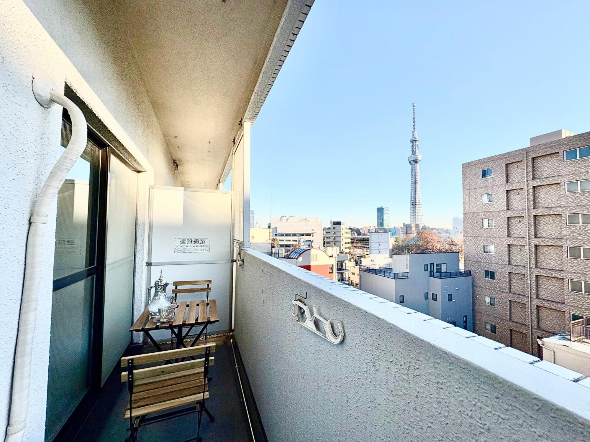 Ferienwohnung 江元浅草 Präfektur Tokio Exterior foto